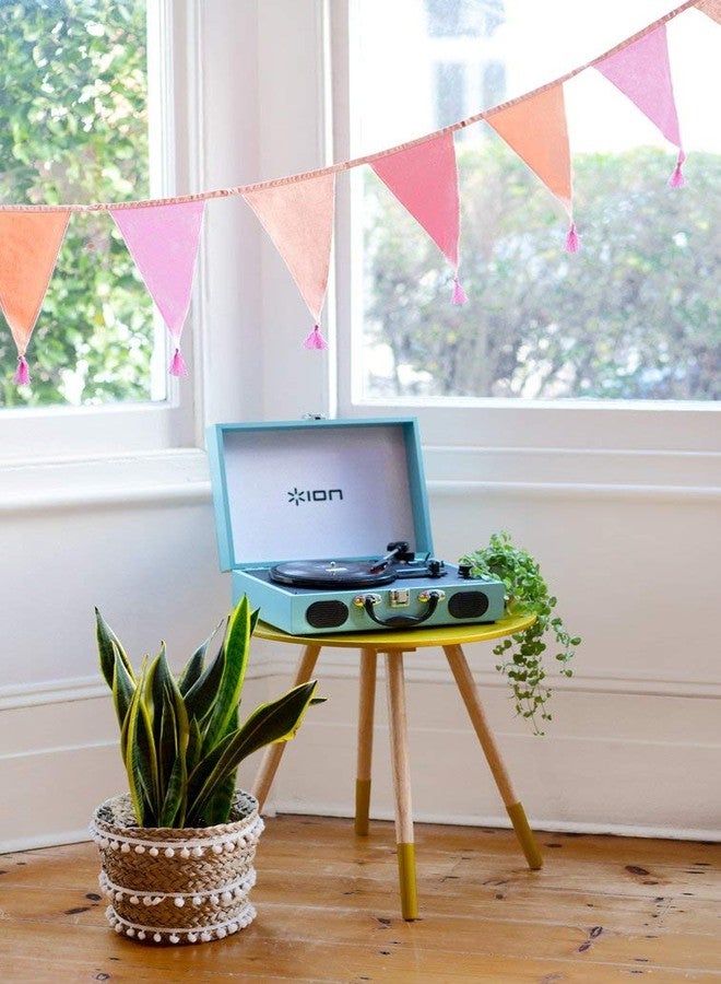 توكينج تيبلز زينة قماشية وردية اللون من Talking Tables مع شرابات - 10 أقدام | زينة مثلثة الشكل، مصنوعة من القطن بنسبة 100%، ديكور منزلي لغرفة نوم الفتيات، إكسسوارات غرف الأطفال، زينة حفلات أعياد الميلاد، والمهرجانات - Image 4